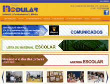 Tablet Screenshot of colegiomodular.com.br